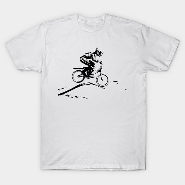 bmx racing T-Shirt by rickylabellevie